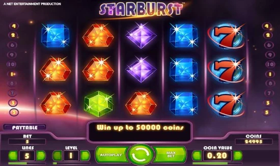 Starburst slot game